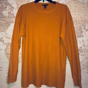 Forever 21 mustard shirt